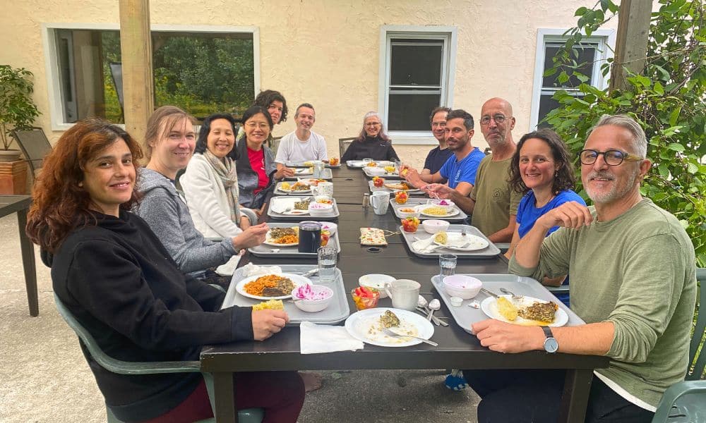 Retraite Estrie avec Surya repas vegetarien